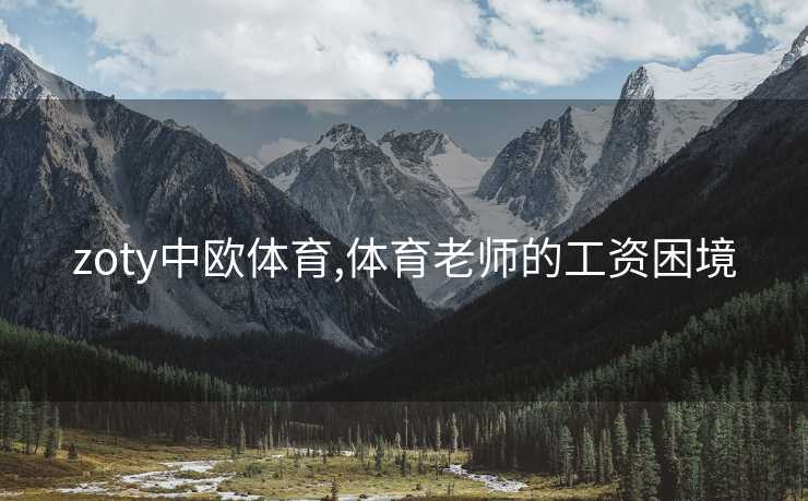 zoty中欧体育,体育老师的工资困境