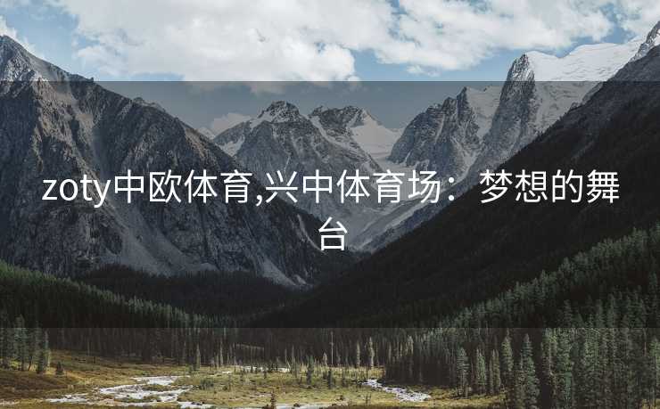 zoty中欧体育,兴中体育场：梦想的舞台