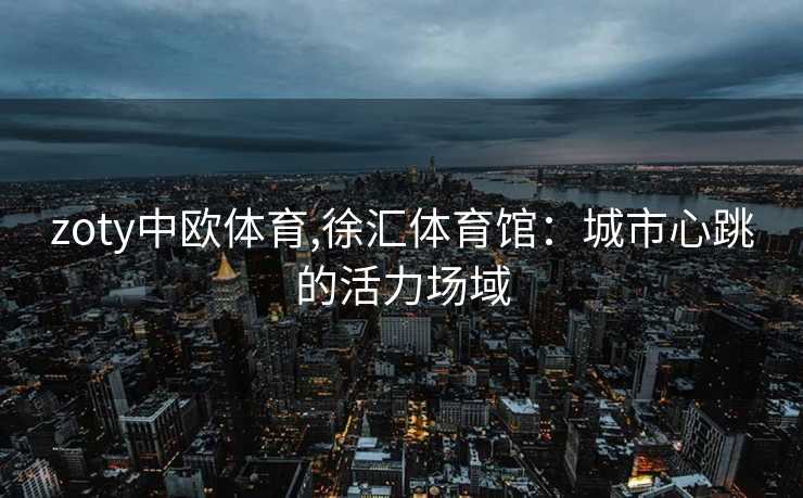 zoty中欧体育,徐汇体育馆：城市心跳的活力场域